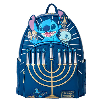 Mochila Loungefly de Disney con Menorá y Stitch