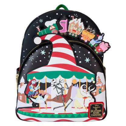 Journey to Christmas Town Backpack, Nightmare Before Christmas, Disney Loungefly