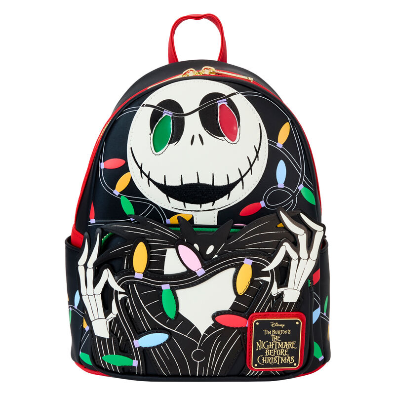 smiling jack nightmare before christmas backpack disney loungefly