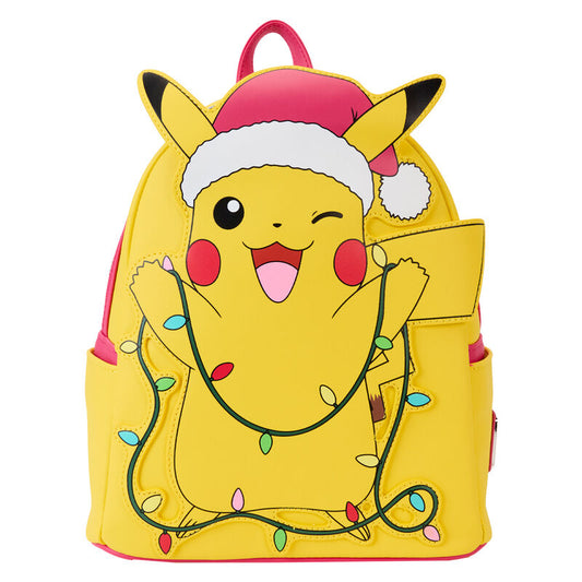 holiday pikachu pokemon loungefly backpack