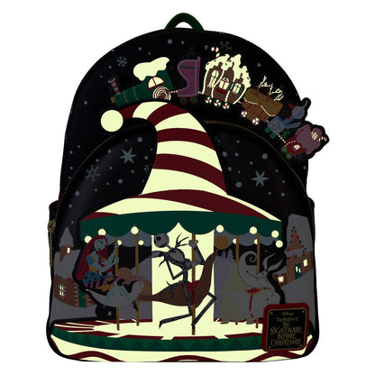 Journey to Christmas Town Backpack, Nightmare Before Christmas, Disney Loungefly