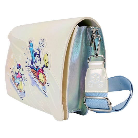 Winter Wonderland Mickey and Friends Disney Loungefly Crossbody Bag