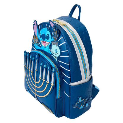 Mochila Loungefly de Disney con Menorá y Stitch
