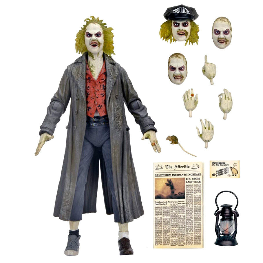 Ultimate Beetlejuice Figure: Tour Guide The Bio Exorcist Beetlejuice 1988 18 cm