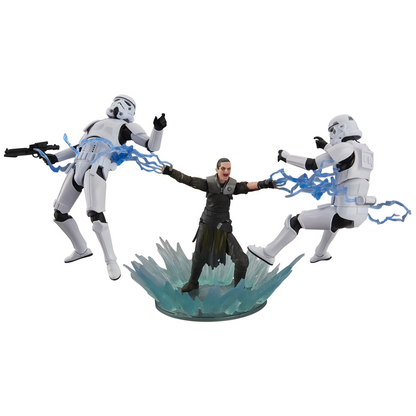 starkiller & stormtroopers set the force unleashed star wars 15cm