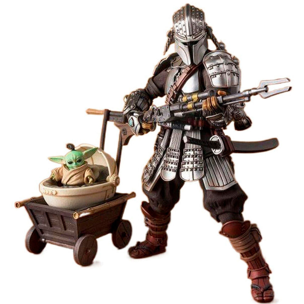Ronin Mandalorianer Beskar Rüstung & Grogu Star Wars Figur 18cm