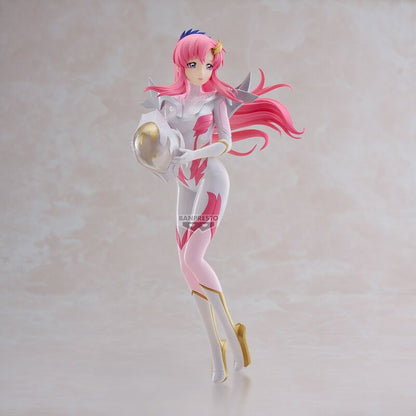 Lacus Clyne Brokatowy i efektowny kombinezon mobilny Gundam Rysunek 22 cm