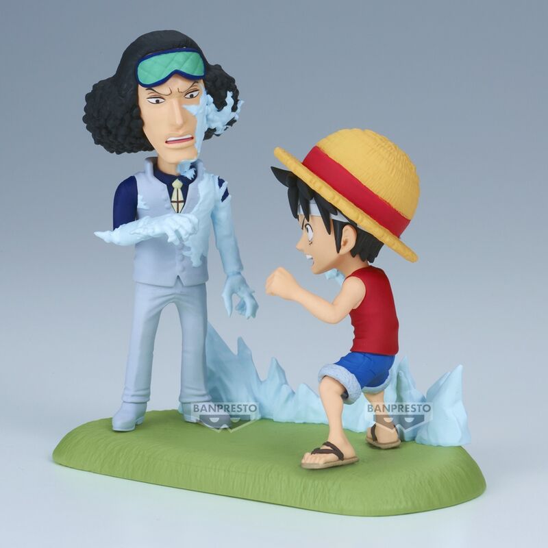 Figurka Monkey D Luffy kontra Kuzan World Kolekcjonerska figurka Log Stories One Piece 9 cm