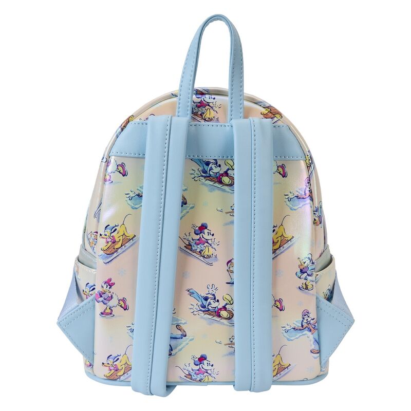 Conjunto Mochila + Diadema con Orejas País de las Maravillas Invernal Mickey y sus Amigos Disney Loungefly 26cm