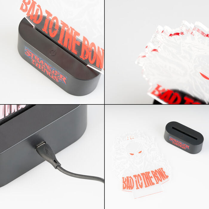 Led Lamp Bad To the Bone Stranger Things