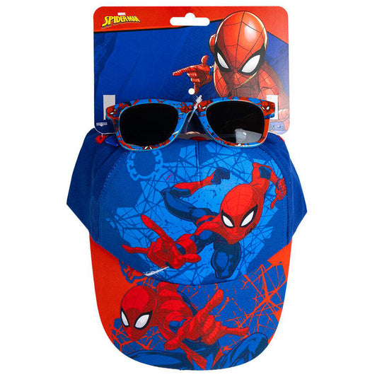 marvel spiderman hat and sunglasses set