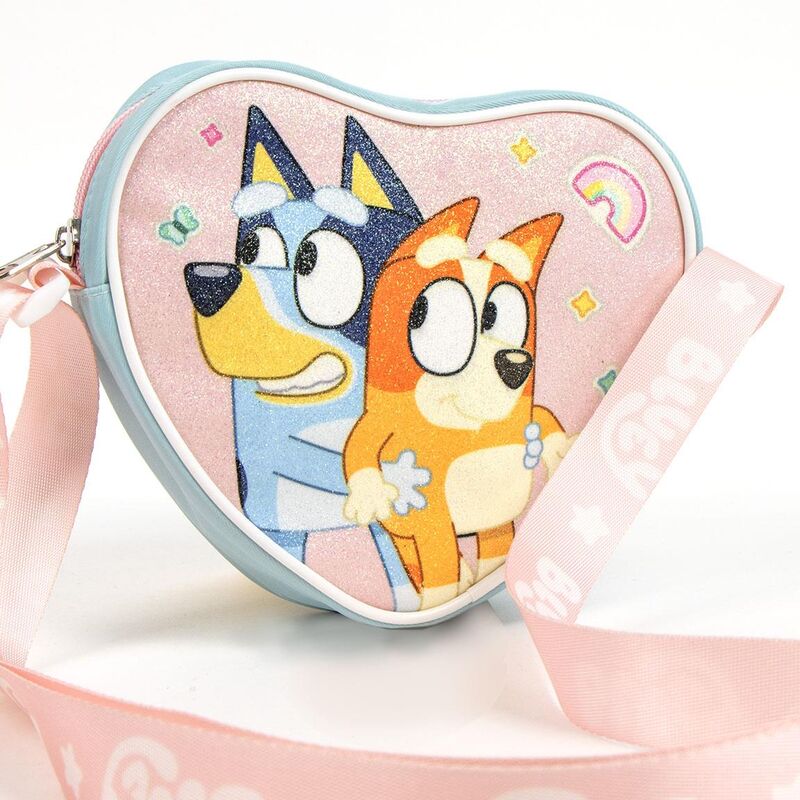Borsa a forma di cuore blu