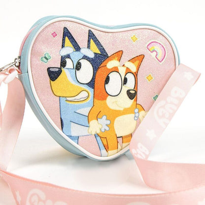 Borsa a forma di cuore blu
