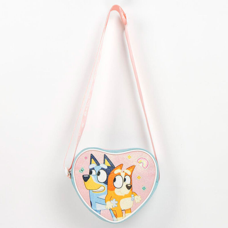 Borsa a forma di cuore blu