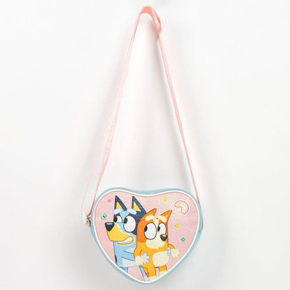 Borsa a forma di cuore blu