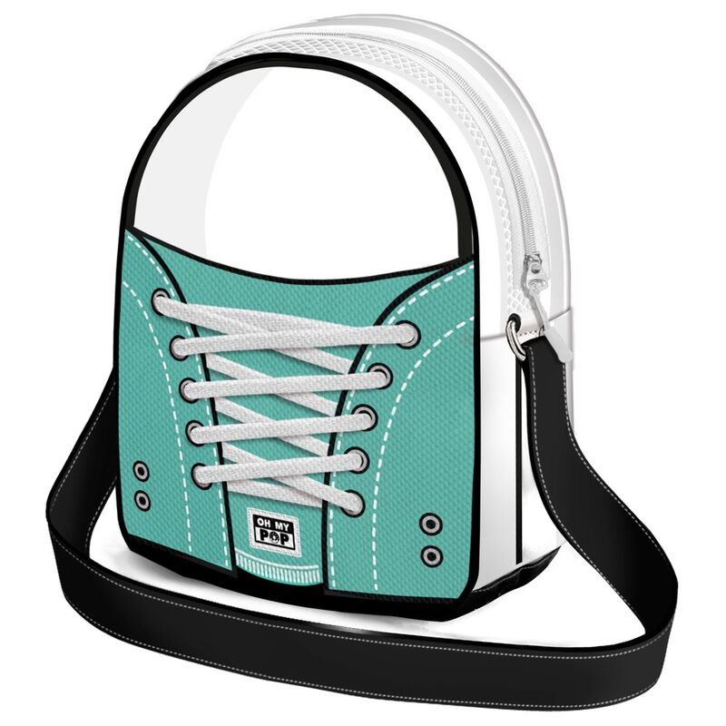 oh my pop  mint sneakers crossbody bag