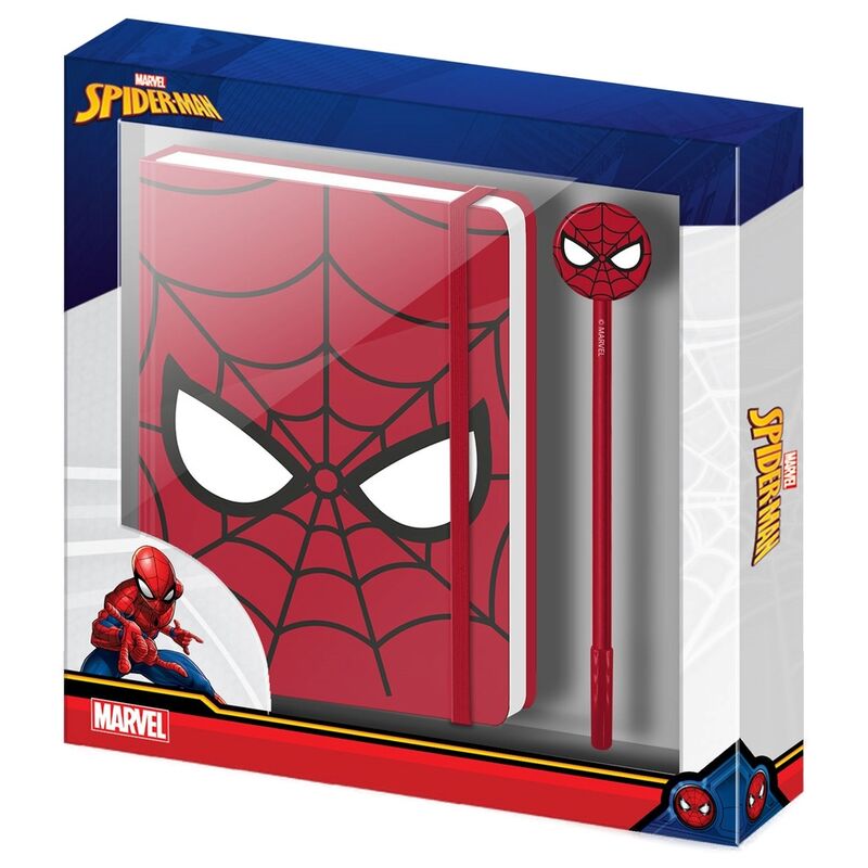 marvel spiderman diary  pen set