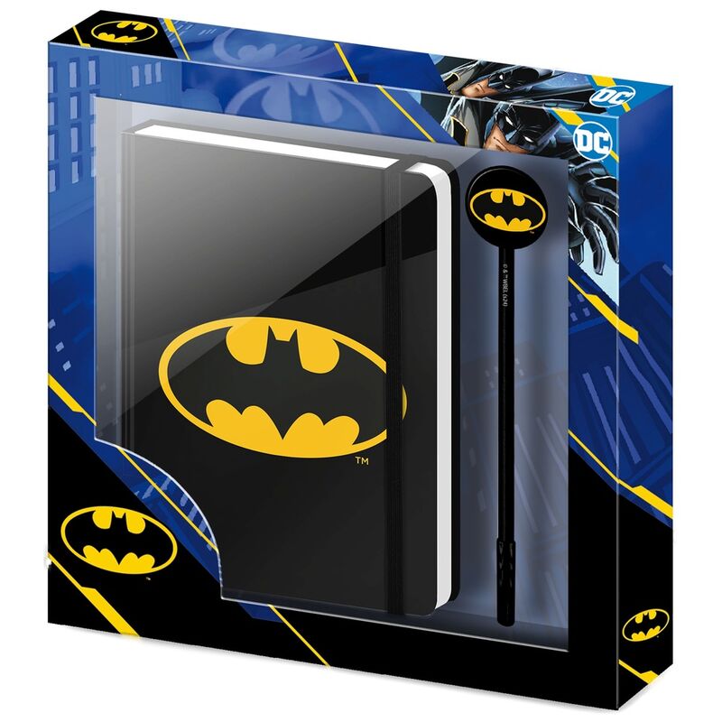 batsignal batman dc comics diary  pen set