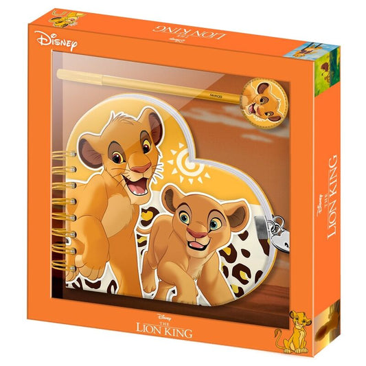 the lion king disney diary  pen set