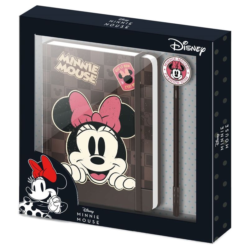 disney minnie diary  pen set