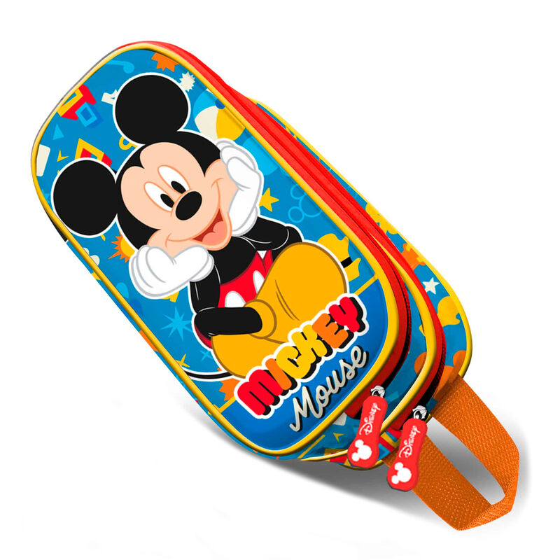 mickey disney double pencil case
