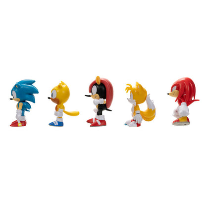 Blister of 5 Sonic The Hedgehog figures 6cm