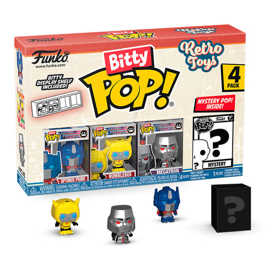 blister 4 figures bitty pop retro toys transformers