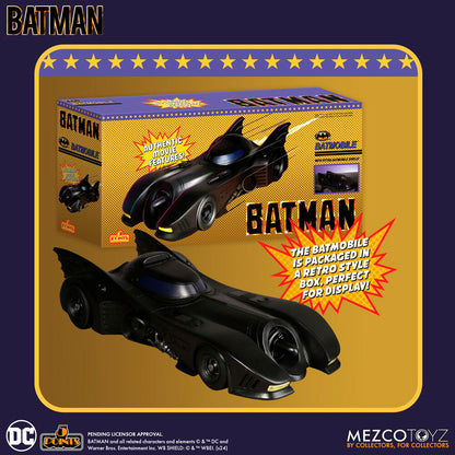 Figura do Batmóvel do Universo Batman 1989 da DC Comics