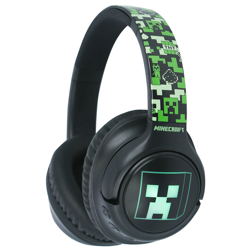 minecraft led wireless headphones