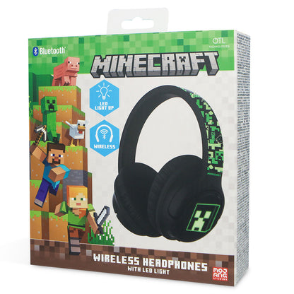 Słuchawki bezprzewodowe Minecraft LED