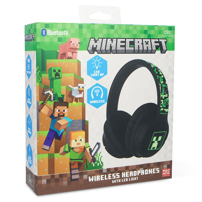 Słuchawki bezprzewodowe Minecraft LED