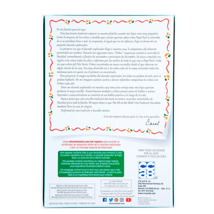 Das Elf on the Shelf Geschichtenset + Elfenpuppe (Spanisch)