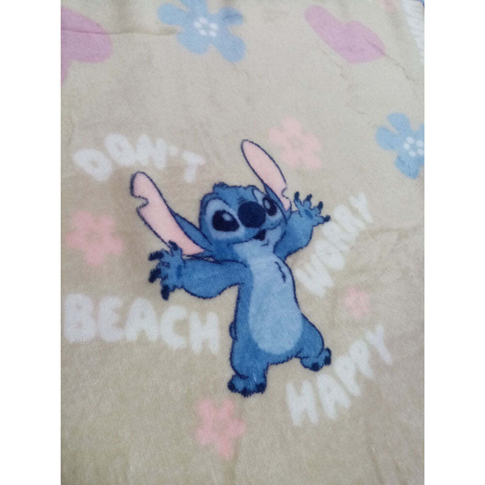 Stitch Disney coral blanket 110x150cm