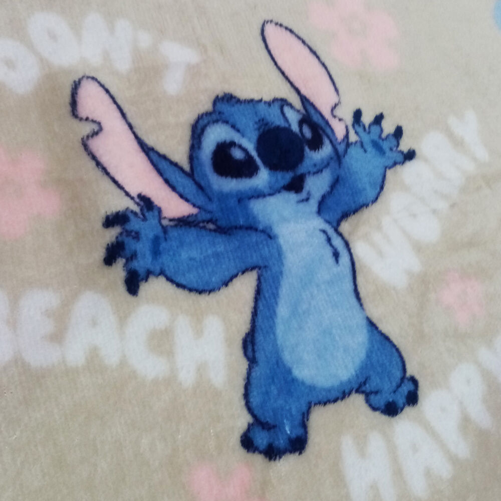 Stitch Disney coral blanket 110x150cm
