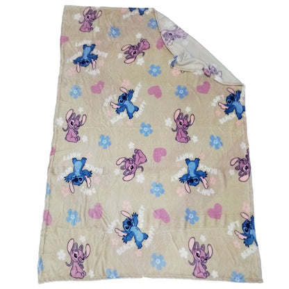 Stitch Disney coral blanket 110x150cm
