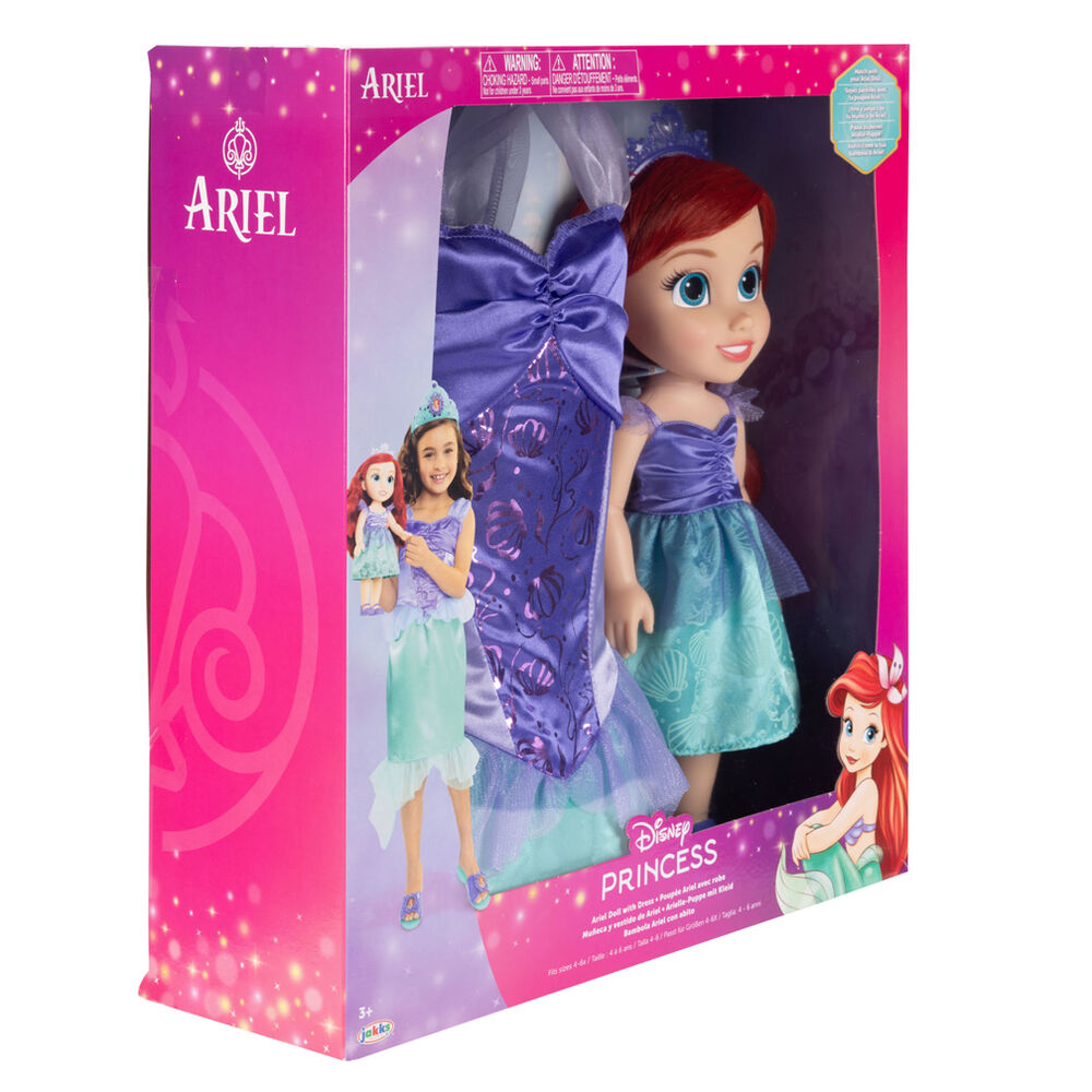 Ariel Doll, Disney's Little Mermaid Costume, 38cm