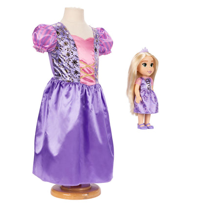 Bambola Rapunzel da 38 cm + costume Disney