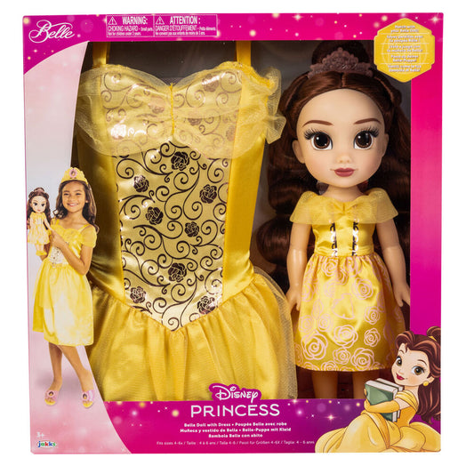 Bambola Belle + Costume Disney La Bella e la Bestia 38 cm