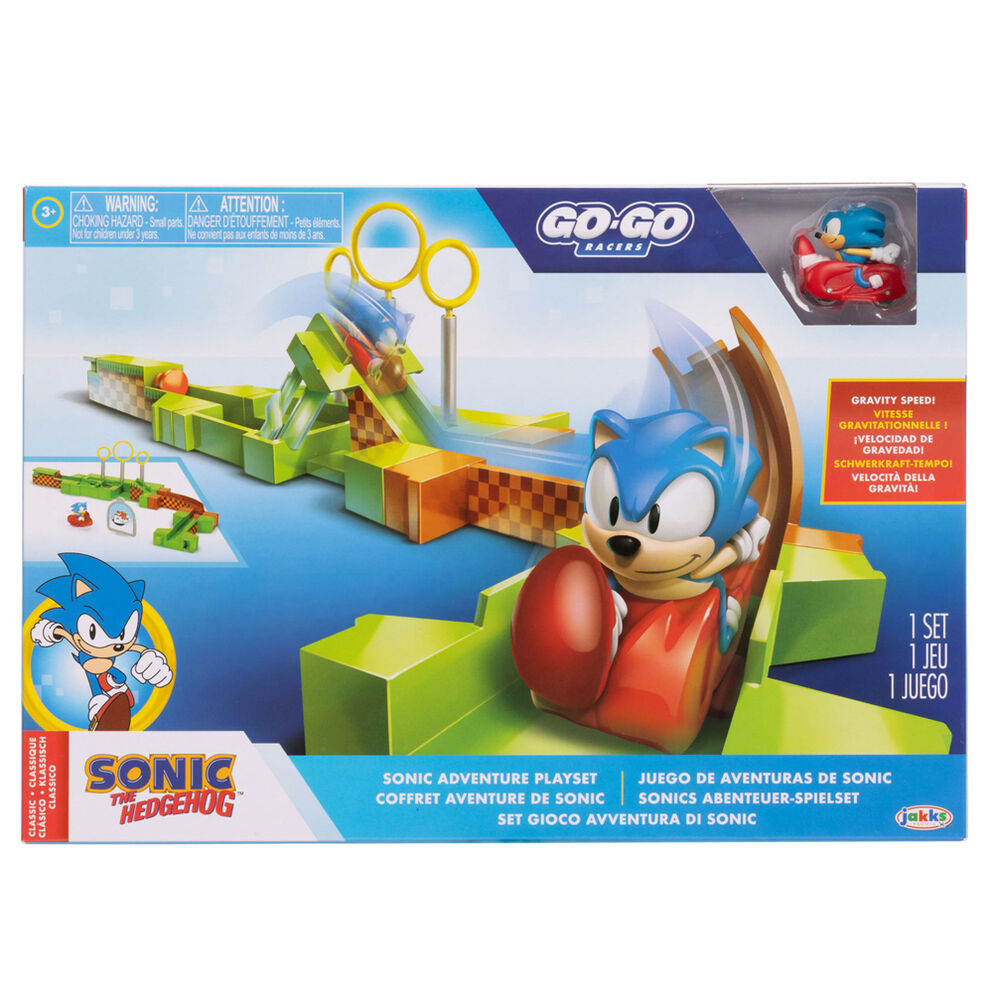 Coffret de jeu Sonic & Knuckles Go Go Racers assortiment Sonic