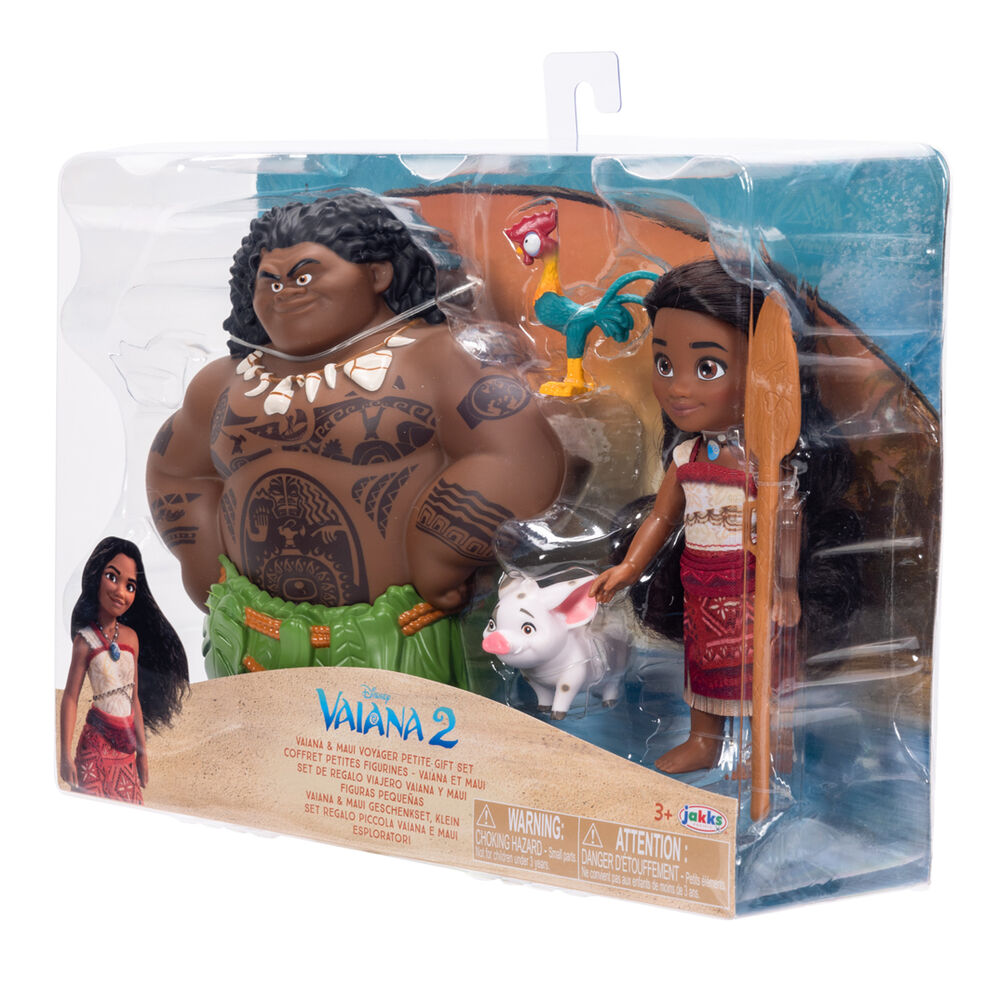 Vaiana & Maui Doll Blister Vaiana Moana 2 Disney 15cm