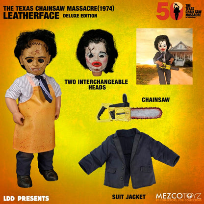 Leatherface Deluxe Edition 1974 Texas Chainsaw Massacre 26cm Doll