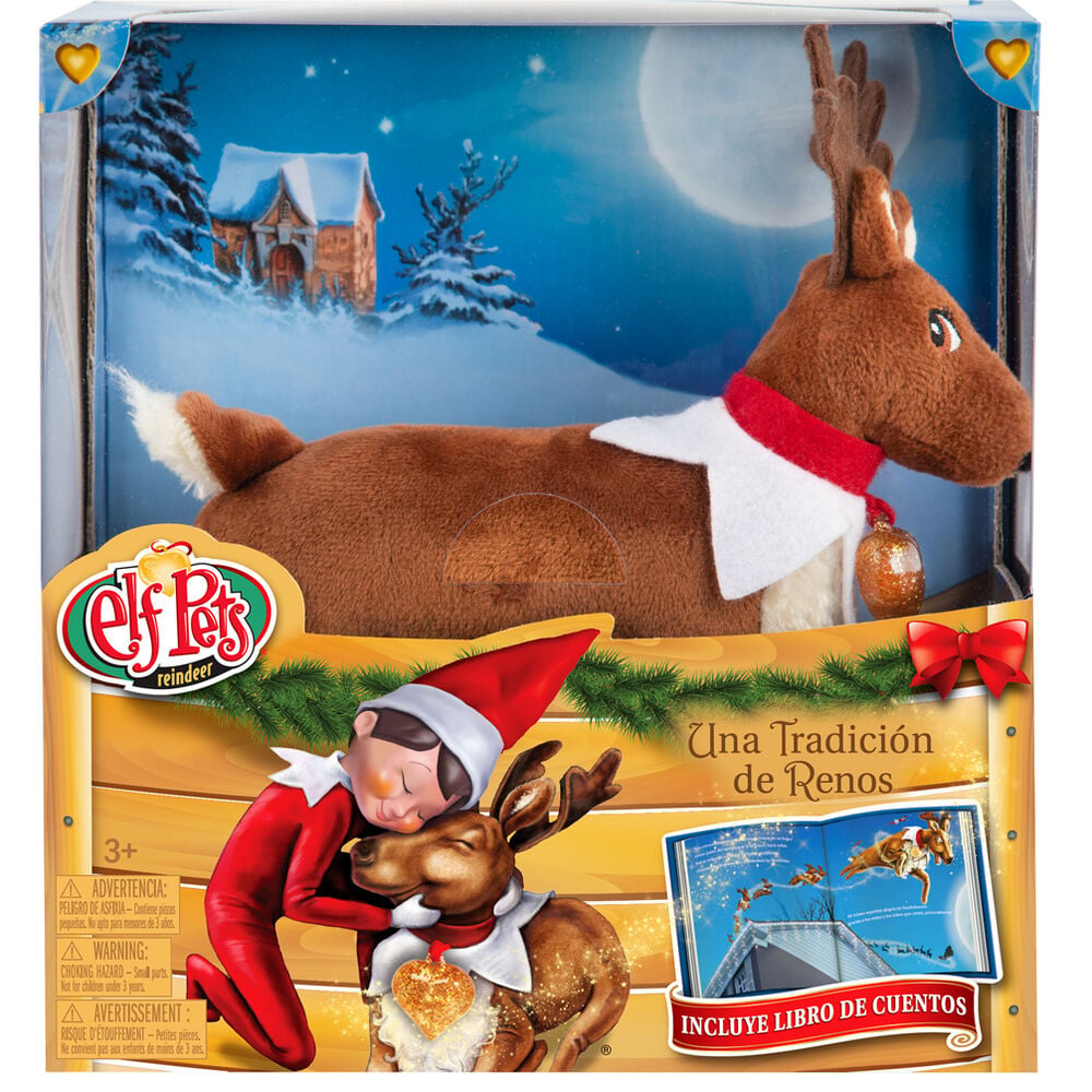 Elf Pets Reindeer Plush Story Set (Spanish)