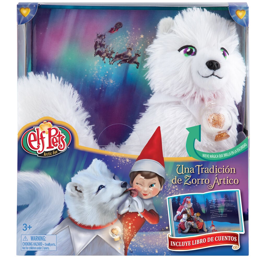 Arctic Fox Plush Story Set by Elf Pets (Spanish)