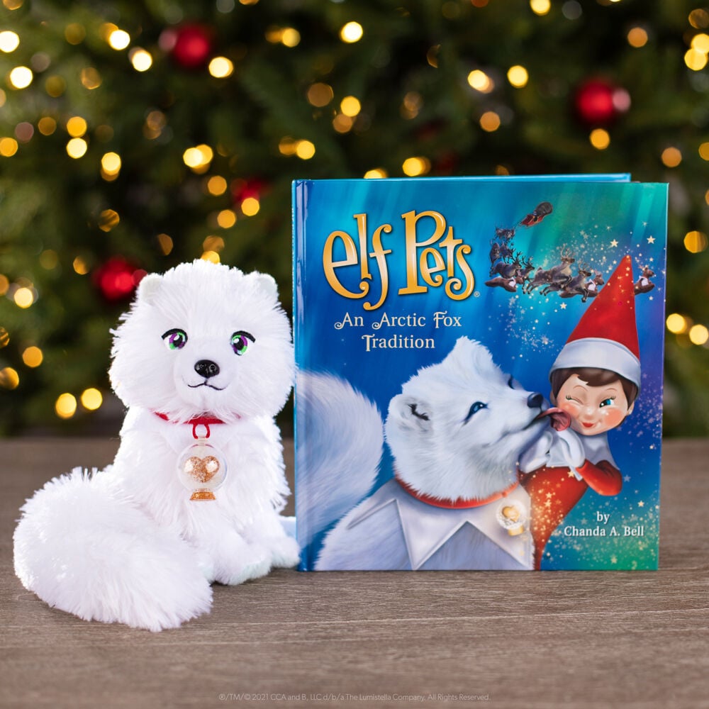 Arctic Fox Plush Story Set by Elf Pets (Spanish)
