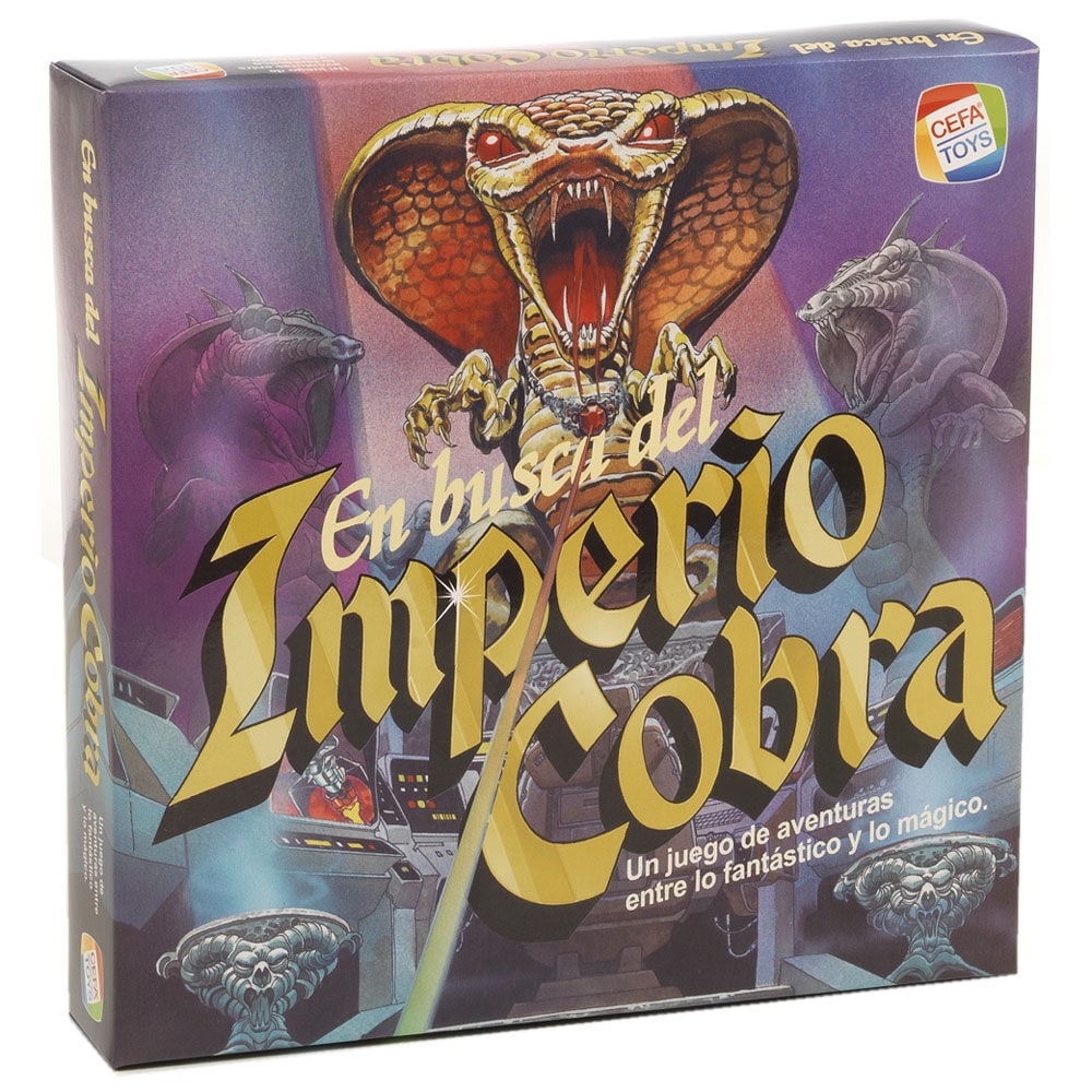Spanish board game In Search of the Cobra Empire