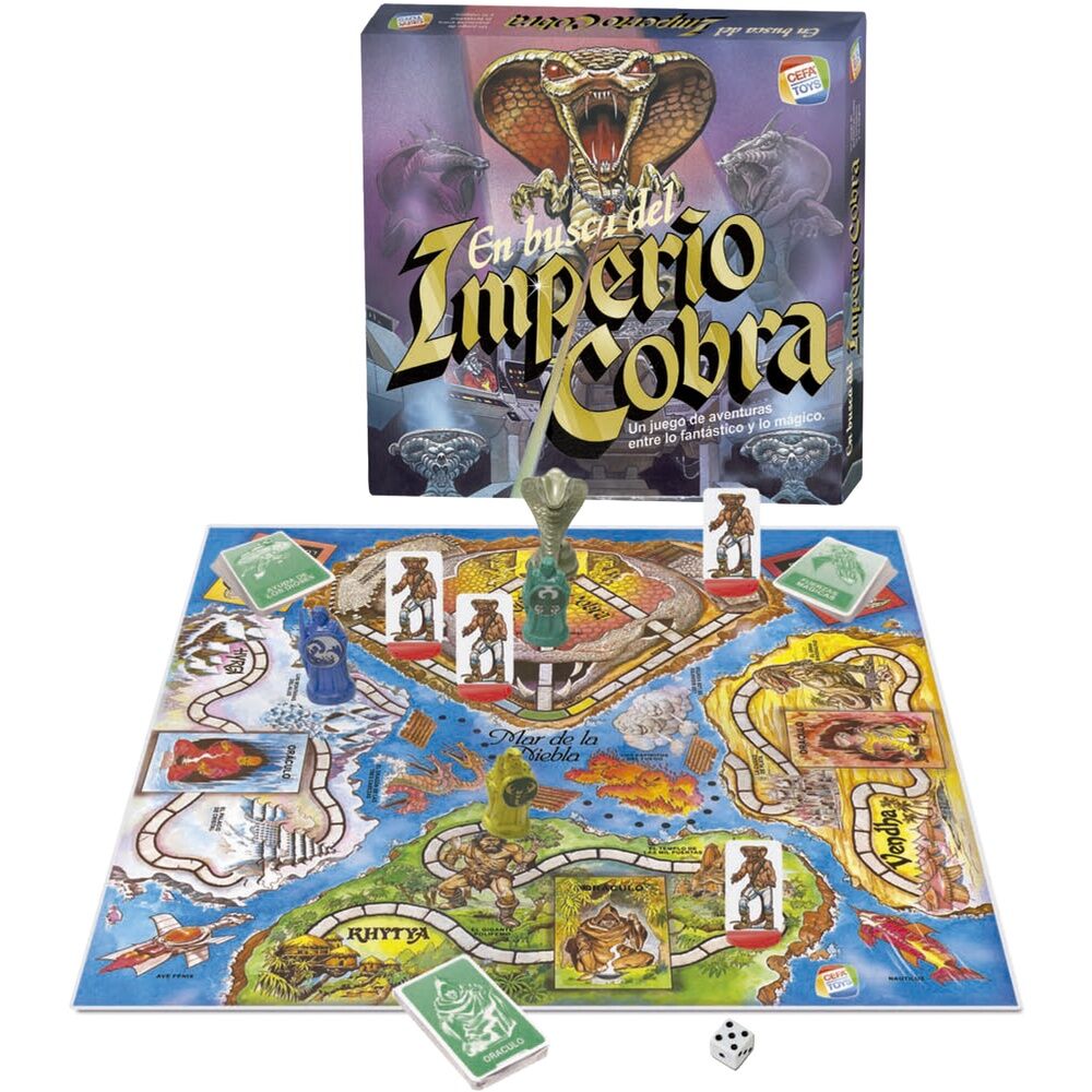 Spanish board game In Search of the Cobra Empire