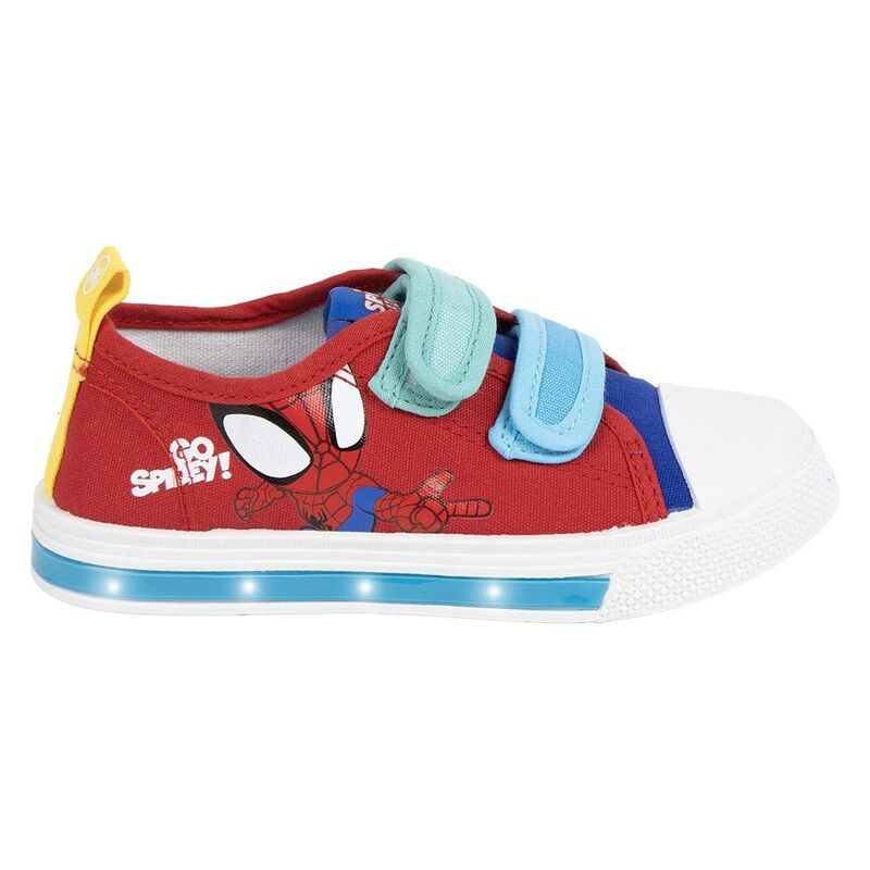 spidey and his amazing friends marvel lights canvas sneakers