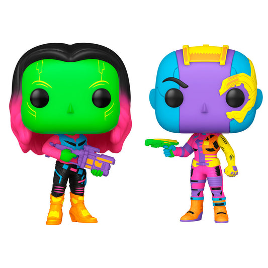 Blisterpackung mit 2 POP Marvel Guardians of the Galaxy Figuren: Gamora & Nebula (exklusiv)