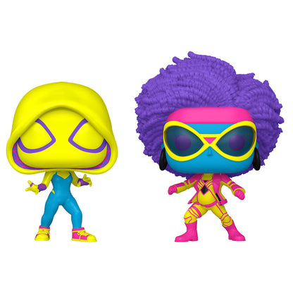 Figuras POP exclusivas de Spider-Man Spider-Gwen y Spider-Woman en blíster de 2 unidades