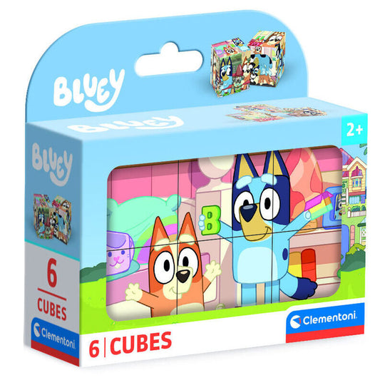 bluey cube puzzle 6pcs